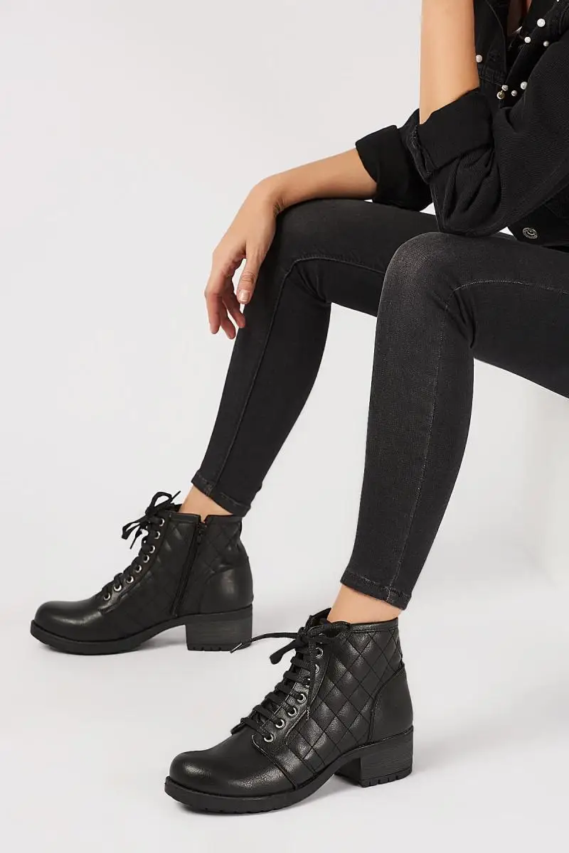 Bambi Black Women Boots E0204825409 |
