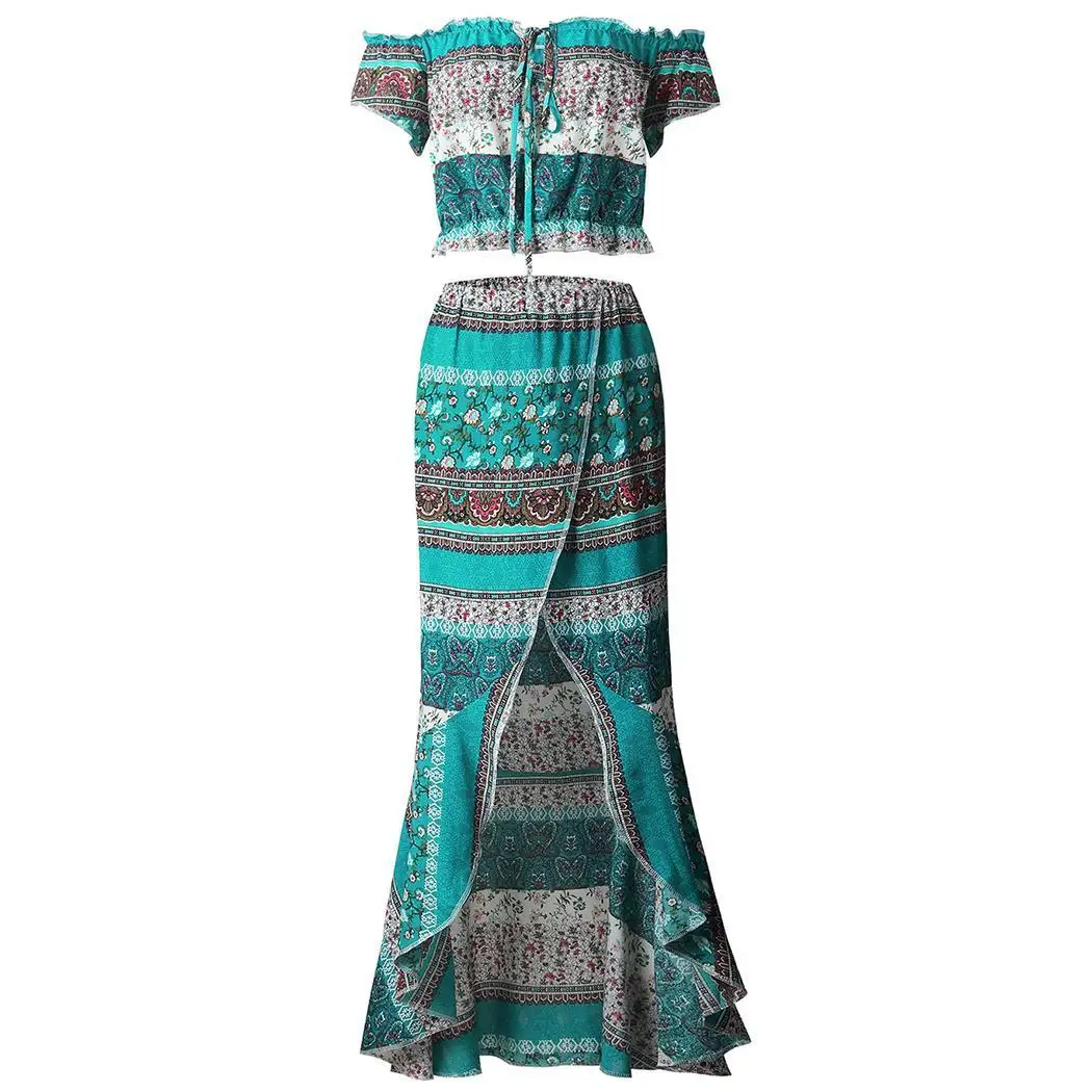 Для женщин пляж Slash средства ухода за кожей шеи короткий рукав принт укороченный