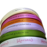free shipping customized silk ribbon printinggarment collar labelhair bundles ribbonprinted tagsgift packing tape 100 yards
