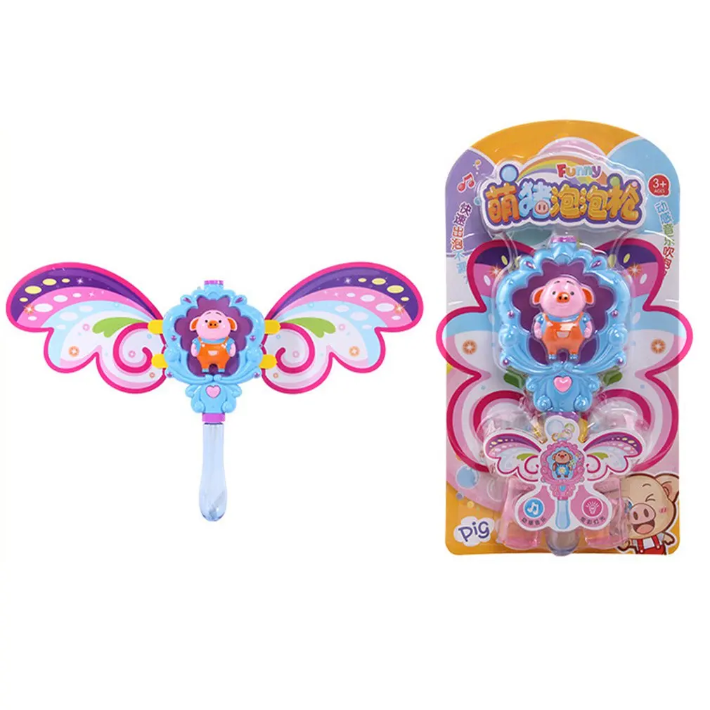Волшебный пузырь машина крыло палочка пистолет для мыльных пузырей игрушка с