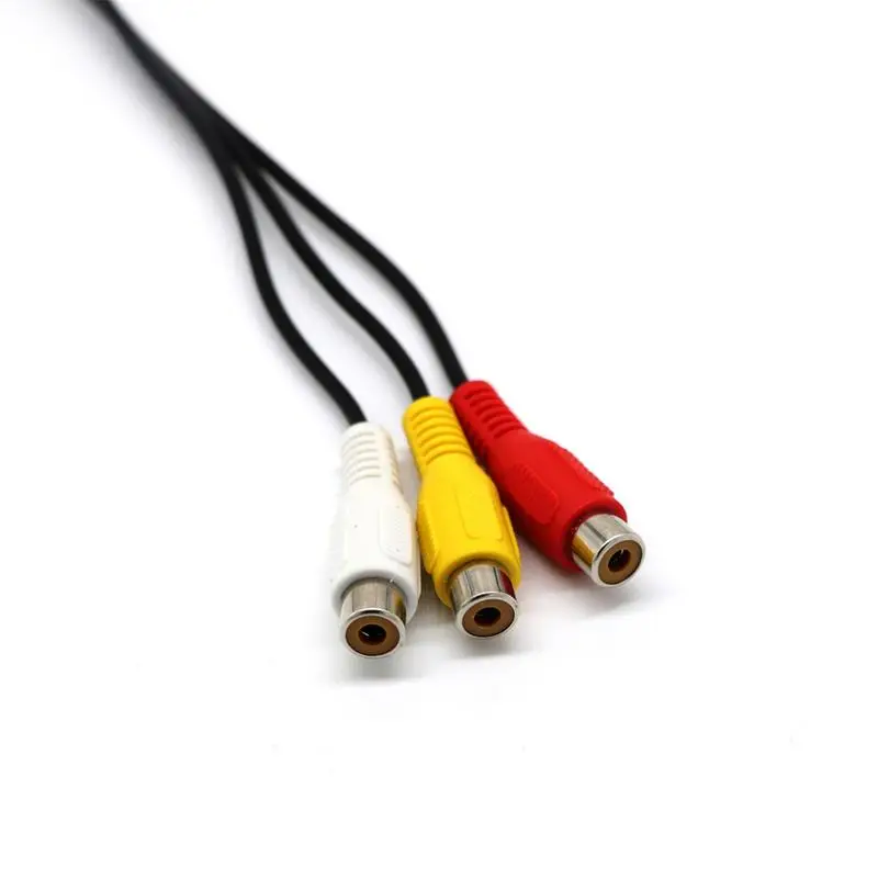 Кабель преобразователь с USB штекера на 3RCA RGB Разъем AV аудио|Кабели передачи