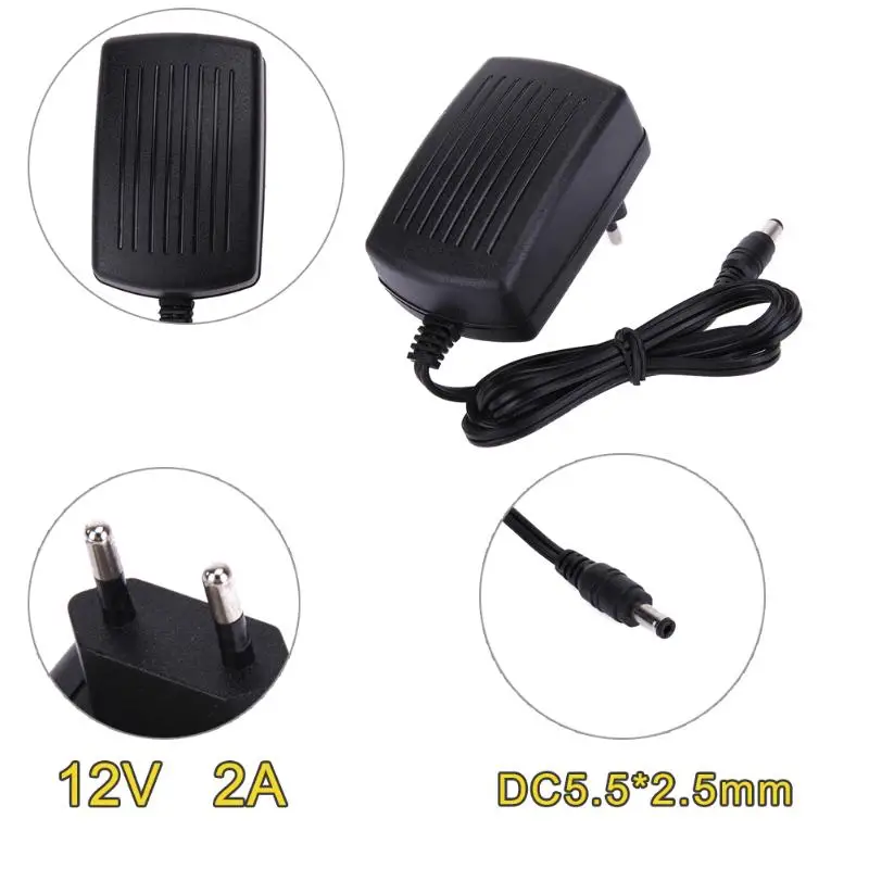 DC12V 2A адаптер AC/DC преобразователь Питание 5 5*2 мм|Адаптеры AC/DC| |