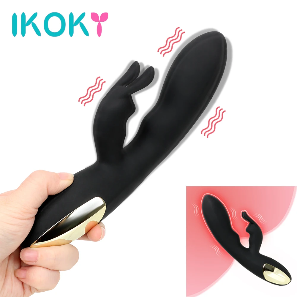 IKOKY кролик вибратор клитор стимулятор g точка массаж интимные товары МОЩНАЯ