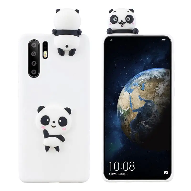 New Fashion 3D Cute Cartoon pattern Soft Silicone Practical Shockproof Slim Protective Case for Huawei P30 Pro | Мобильные телефоны