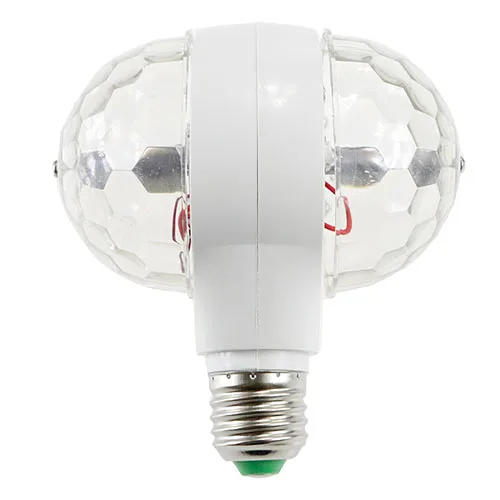 Мини BRELONG BG-307 E27 RGB с двойной головкой вращающиеся лампы для сценического