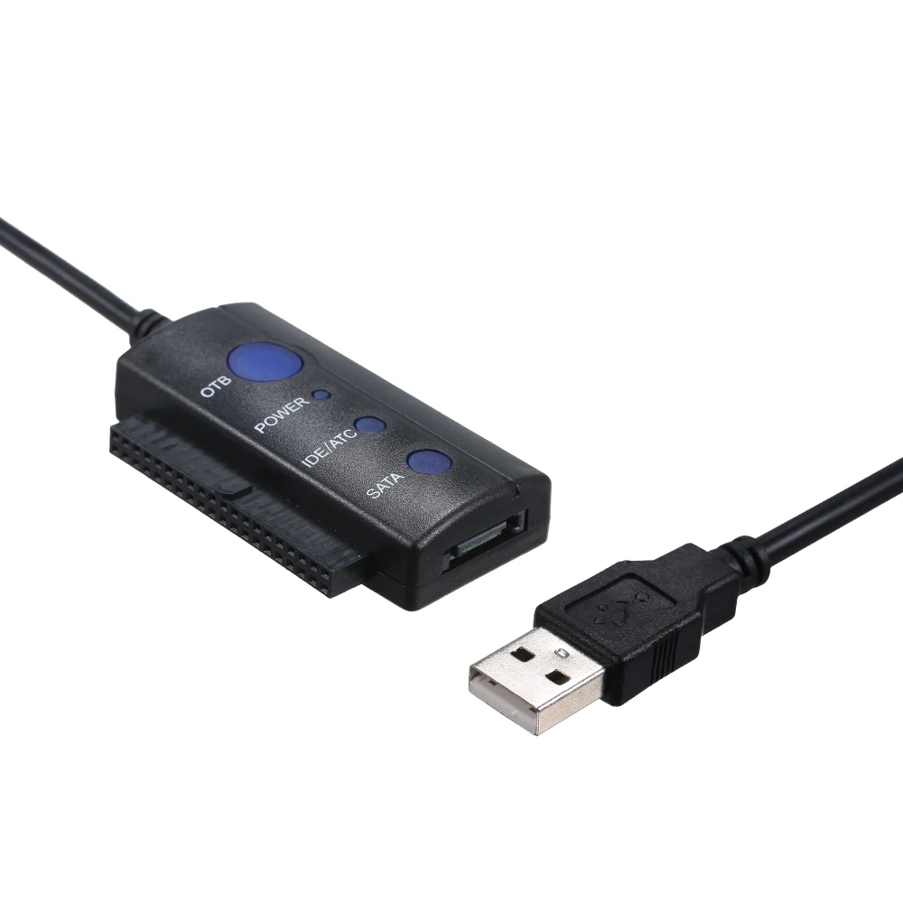 Кабель для передачи данных конвертер IDE/SATA в USB2.0 адаптер кабель горячей замены 2 5
