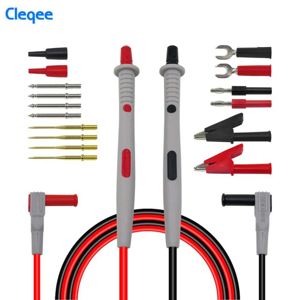 Cleqee P1503B датчики для мультиметра Сменные иглы тестовые комплекты проводов зонды