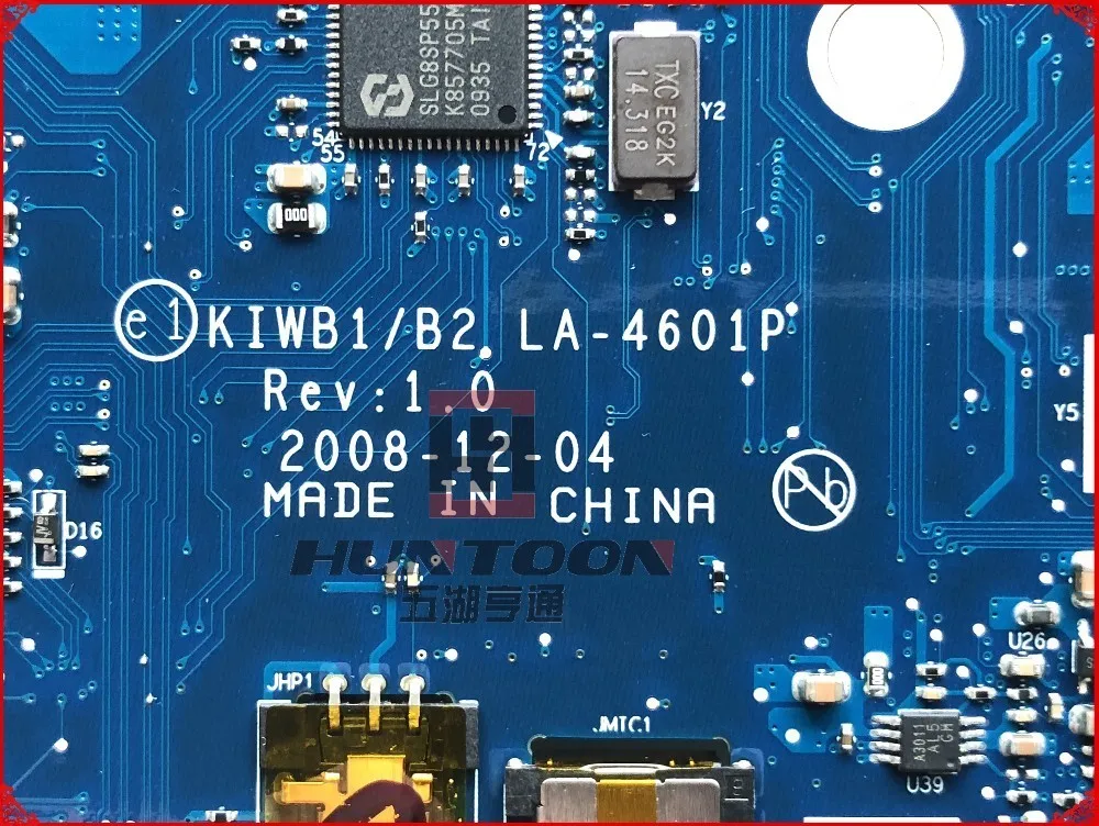 Подлинная материнская плата для ноутбука Lenovo Ideapad Y550 KIWB1/B2 LA-4601P розетка 478 DDR2 GT130M