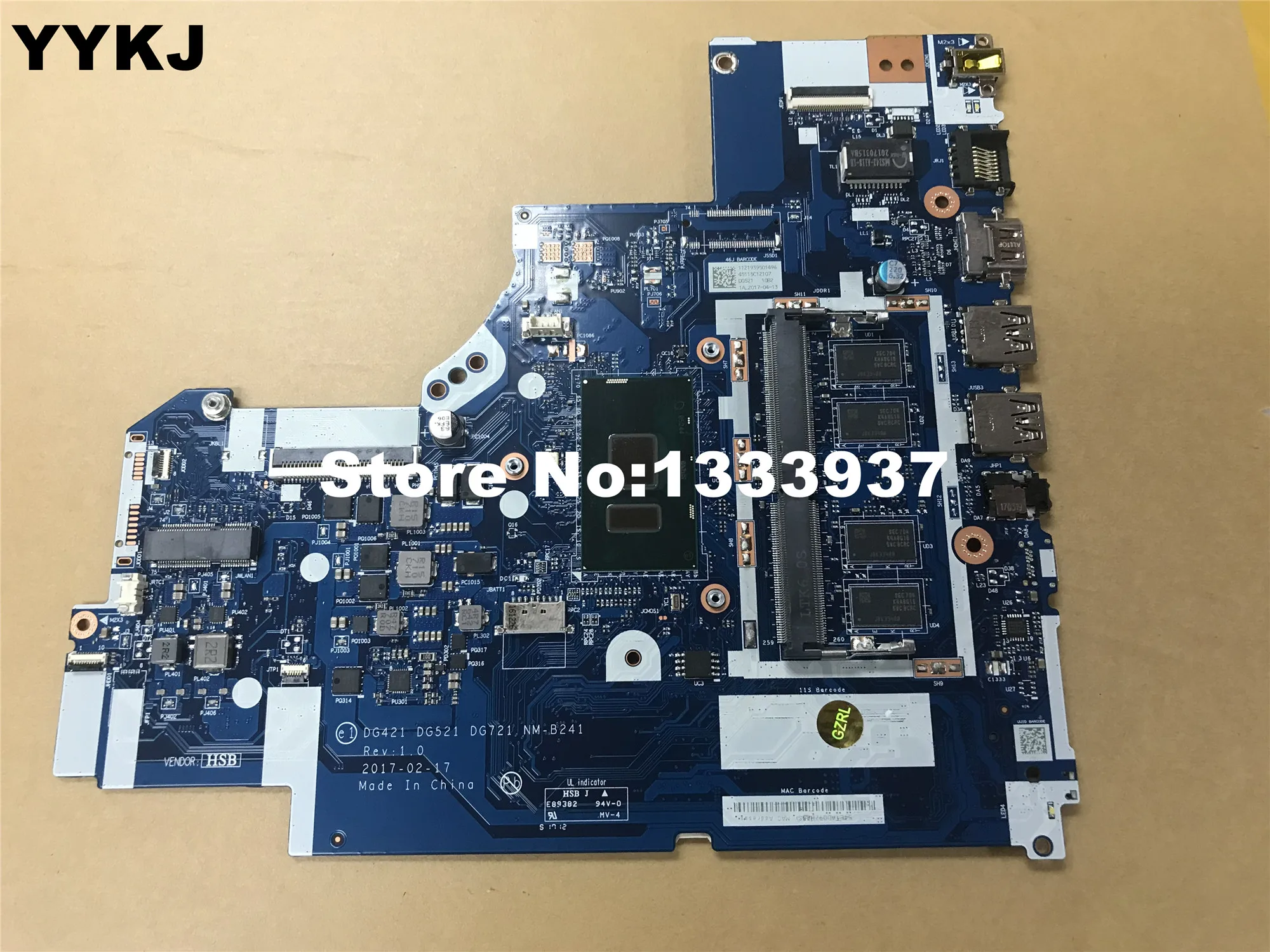 Материнская плата DG421 DG521 DG721 для ноутбука lenovo Ideapad 320 15isk 15IKB 17IKB|Материнские платы| |
