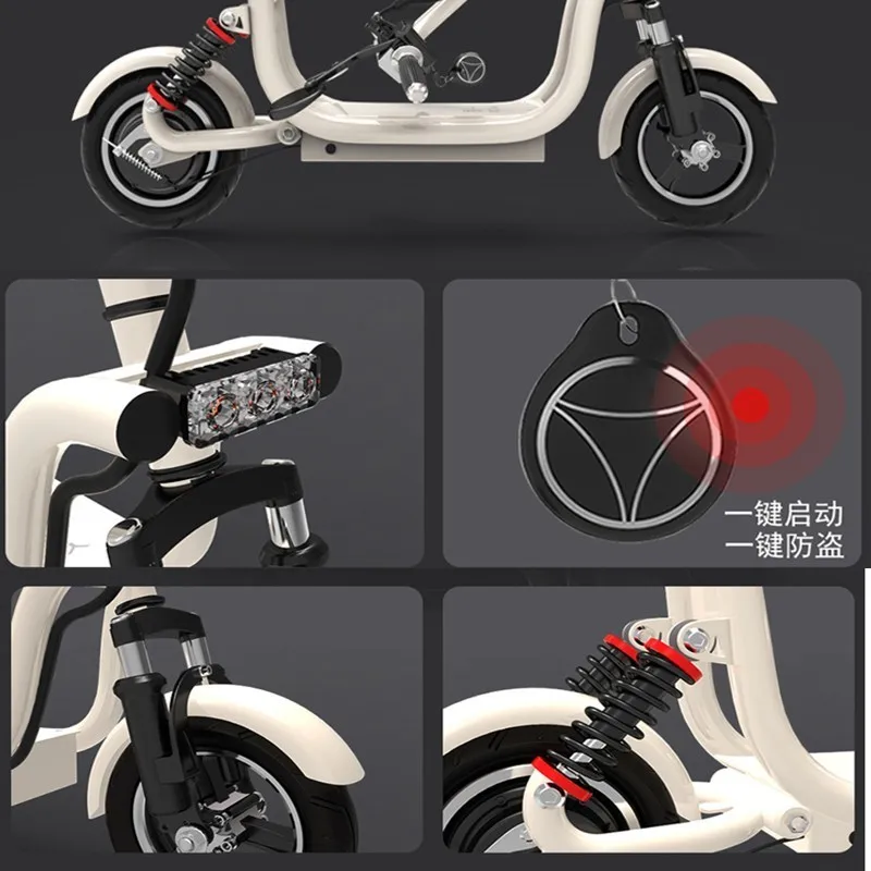 

Electric car 48V lithium electric car mini battery car ladies electric bicycle light scooter