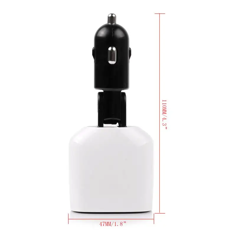 AOZBZ Универсальный 12 24V светодиодный Дисплей двойной Переходник USB для зарядки в