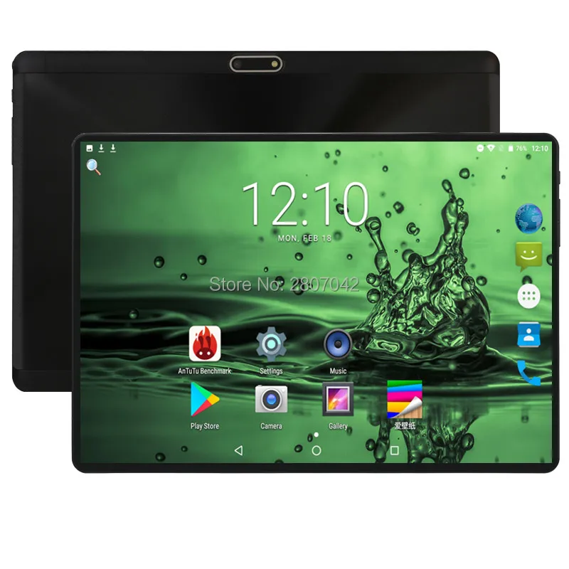 Жесткий закаленное 2.5D 10 дюймовый планшет Android 8 0 с двумя sim картами 1280*800 IPS 8.0MP