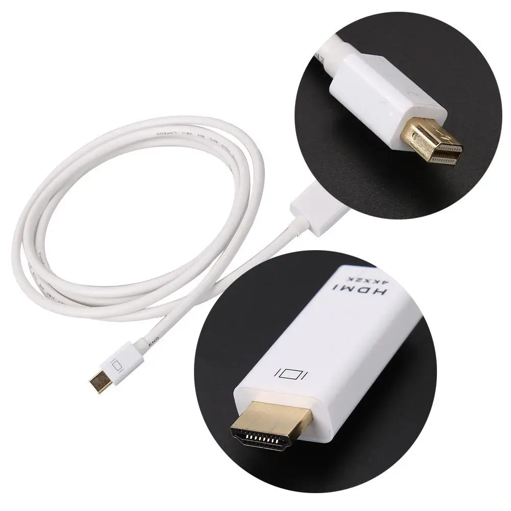 Порт дисплея к HDMI кабелю 4K 1080P Thunderbolt конвертер для MacBook Pro iMac Кабель dp hdmi адаптер| |