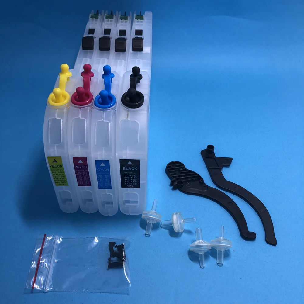 

YOTAT Long refillable LC 111 ink cartridge LC111 for brother MFC-J980DN/DWN MFC-J890DN/DWN MFC-J870N with ARC chips