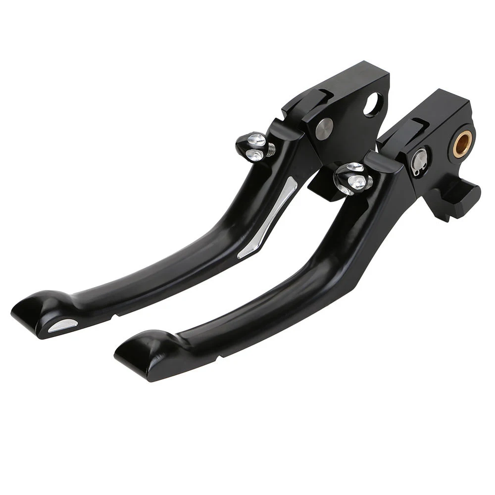 

Motorcycle Accessories Adjustable Folding Black Clutch Brake Lever Black