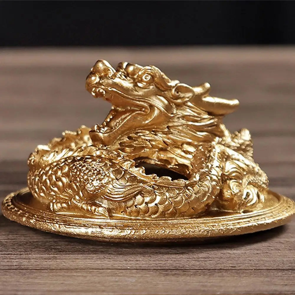 Дракон металлическая катушка благовония горелки спиральные ароматическая