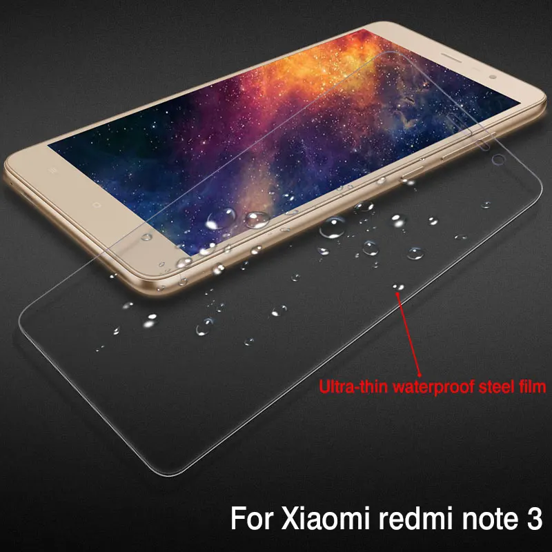 Закаленное стекло 9h дюймов 5 для Xiaomi Redmi Note 3 Защитная пленка экрана Pro Prime легко