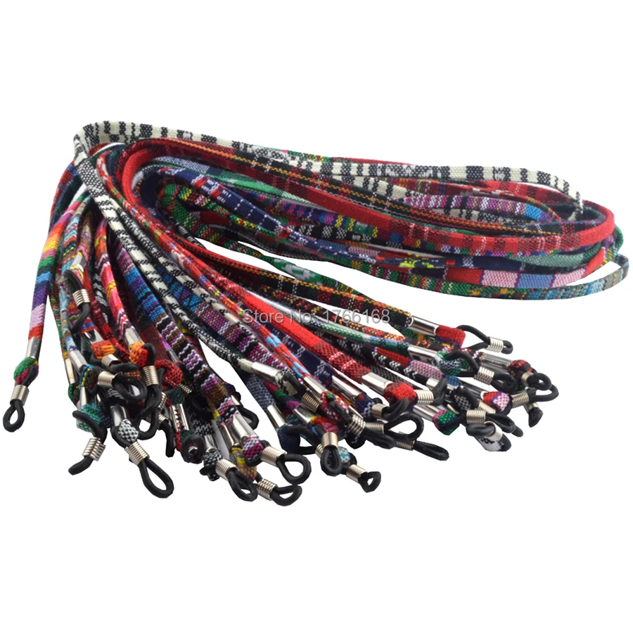 

2pcs/lot Retro eyeglass sunglasses cotton neck string cord retainer strap eyewear lanyard holder