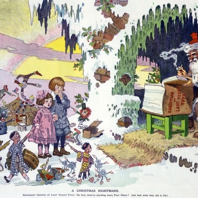 Шайба Рождественский кошмар 1911 плакат печать по науке источник (36x24)|Таблички и