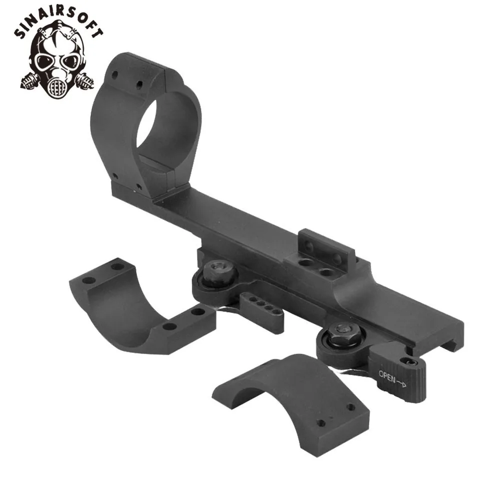 Tactics SPR-1.5 QD Quick Release Mount Adapter 20mm Picatinny Rail Base For 30mm Tube Diameter BB Air Gun Paintball Accessories | Спорт и