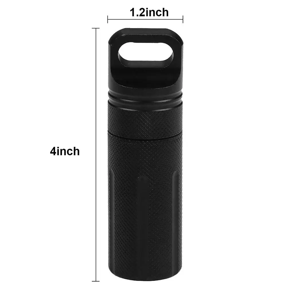 Портативные водонепроницаемые бутылки для хранения выживания на открытом