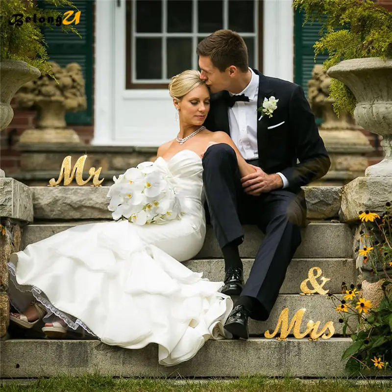 Свадебный декор из 3 предметов с буквами Mr & Mrs свадебные декорации реквизит для
