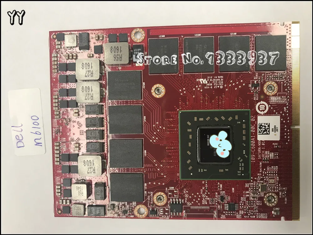 M6100 2 Гб DDR5 видеокарта для Dell 8760W M6600 M6700 CN 0K5WCN Графика карты 216 0843006|Платы расширения|