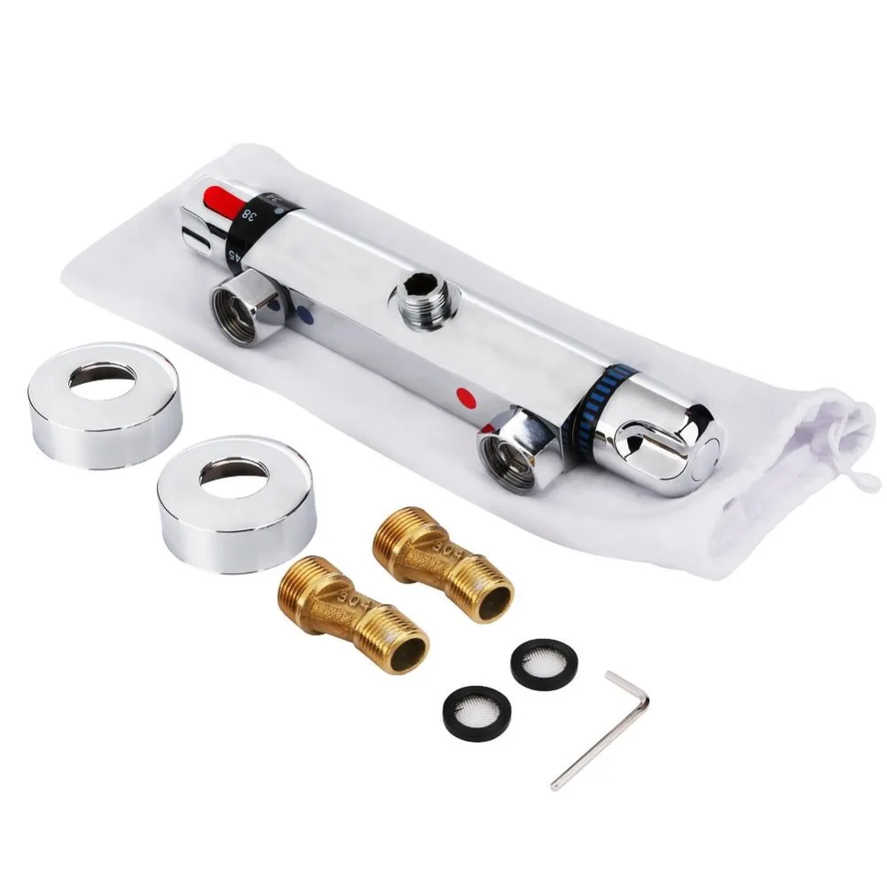 Современный медный Термостатический смеситель для душа сменный клапан домашний