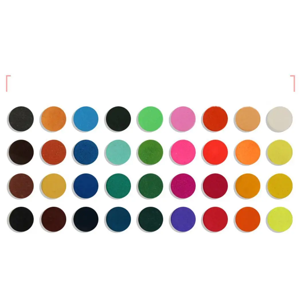 36 Colors DIY Watercolor Art Portable of Solid 2.2cm/0.9inch Paints Set Multicolor for Kids | Канцтовары для офиса и дома