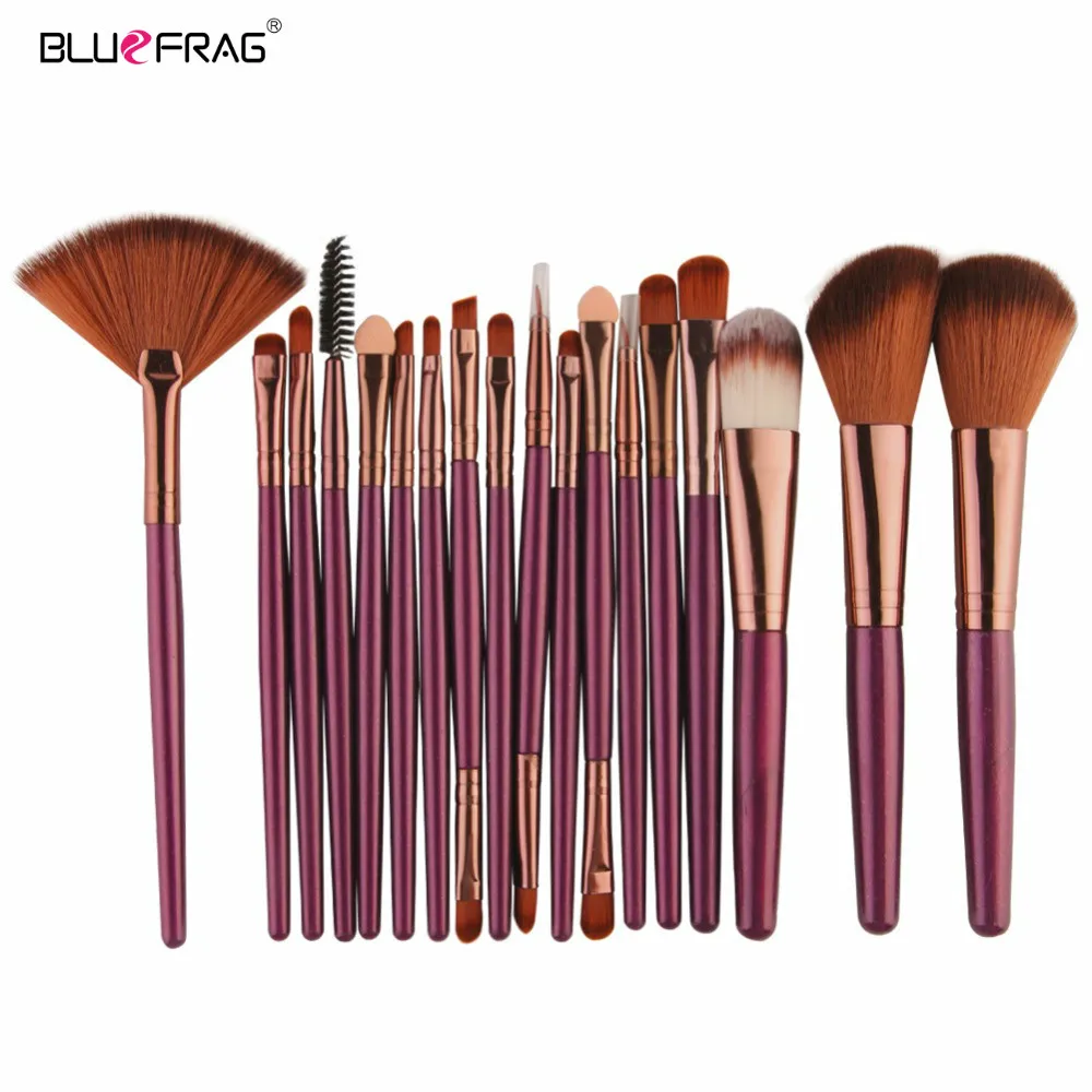 

Pro Makeup Brushes Full Set 6/15/18Pcs Cosmetic Powder Eye Shadow Foundation Blush Blending Make Up Brush Maquiagem Beauty Tool