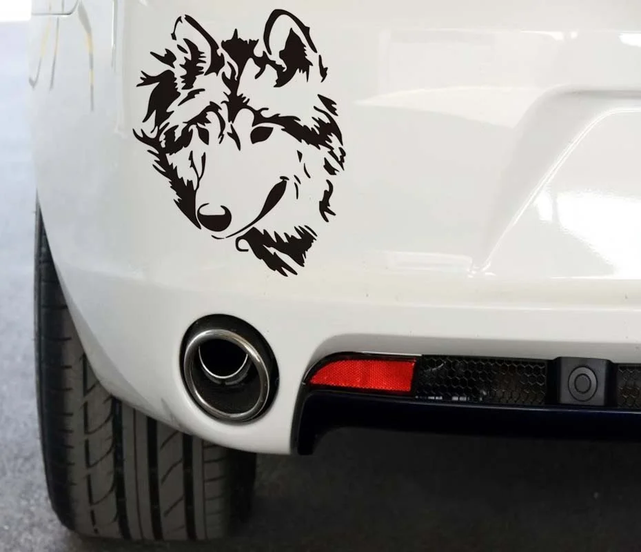 Наклейки для ноутбука автомобиля мотоцикла s Волчья Голова наклейки на окна