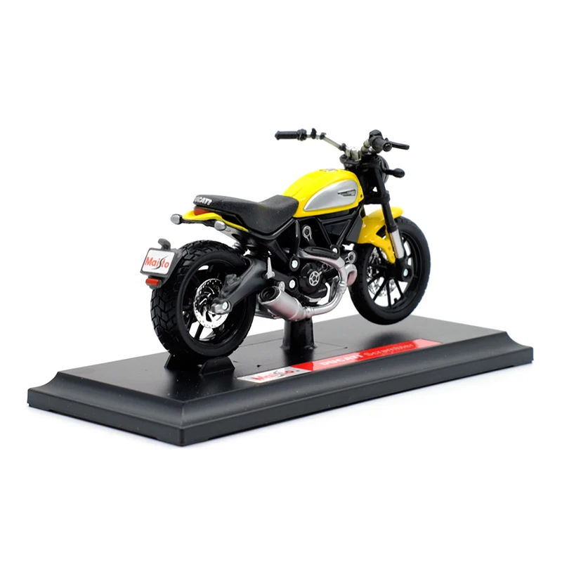 Скремблер MAISTO 1:18 модель литая мотоцикла из сплава реальная короткопоглощающая