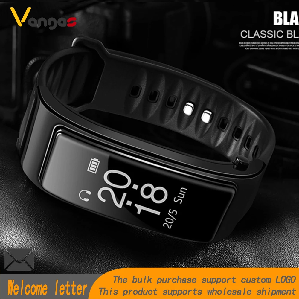 Vangas Y3 2 in1 Смарт-часы-браслет + гарнитура Bluetooth монитор сердечного ритма хэндс-фри