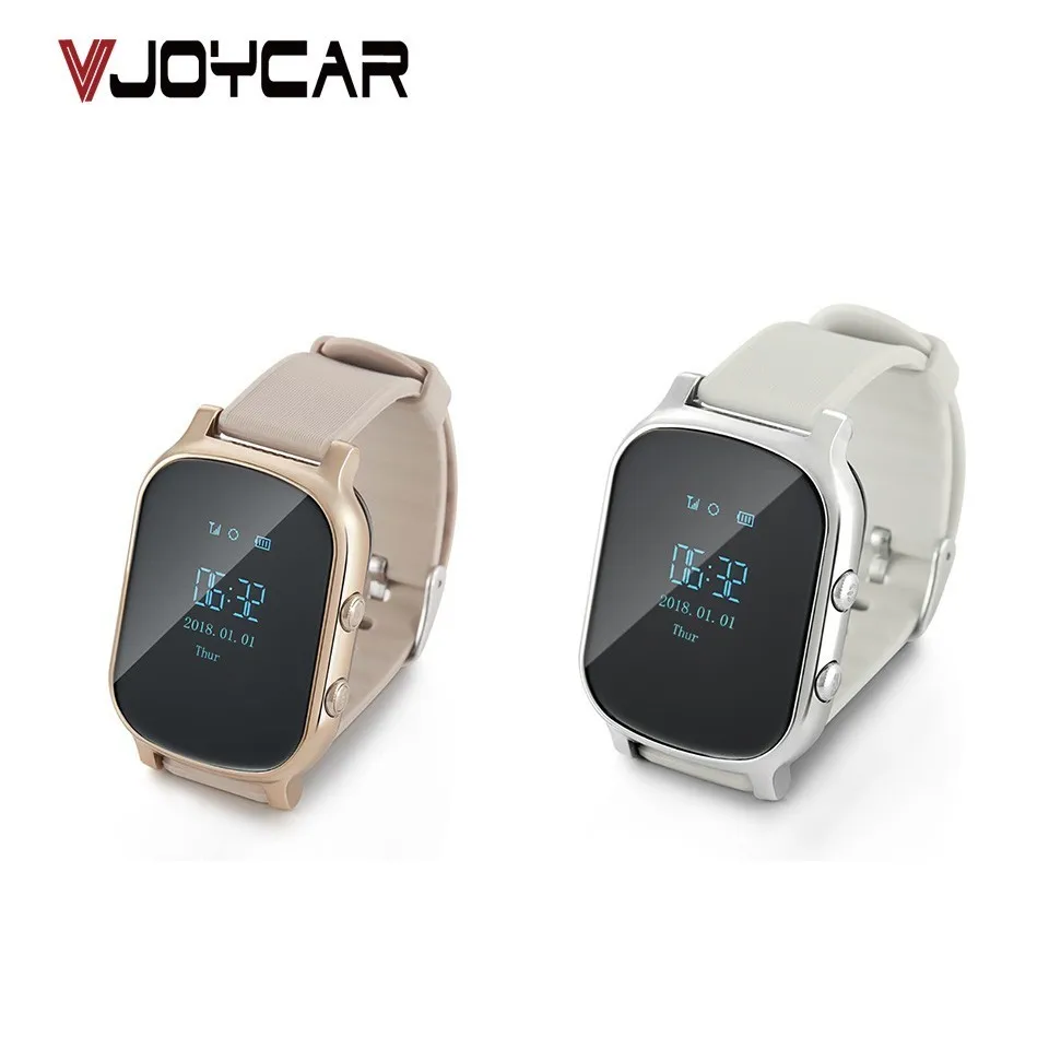 VJOYCAR T58 Детские умные часы gps трекер телефон SOS Вызов расположение для детей