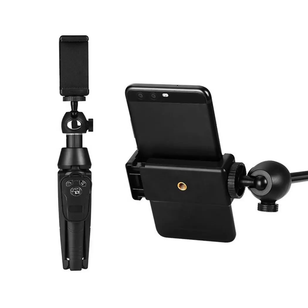 Bluetooth штатив селфи палка 2 в 1 Встроенный всенаправленный черный Прямая