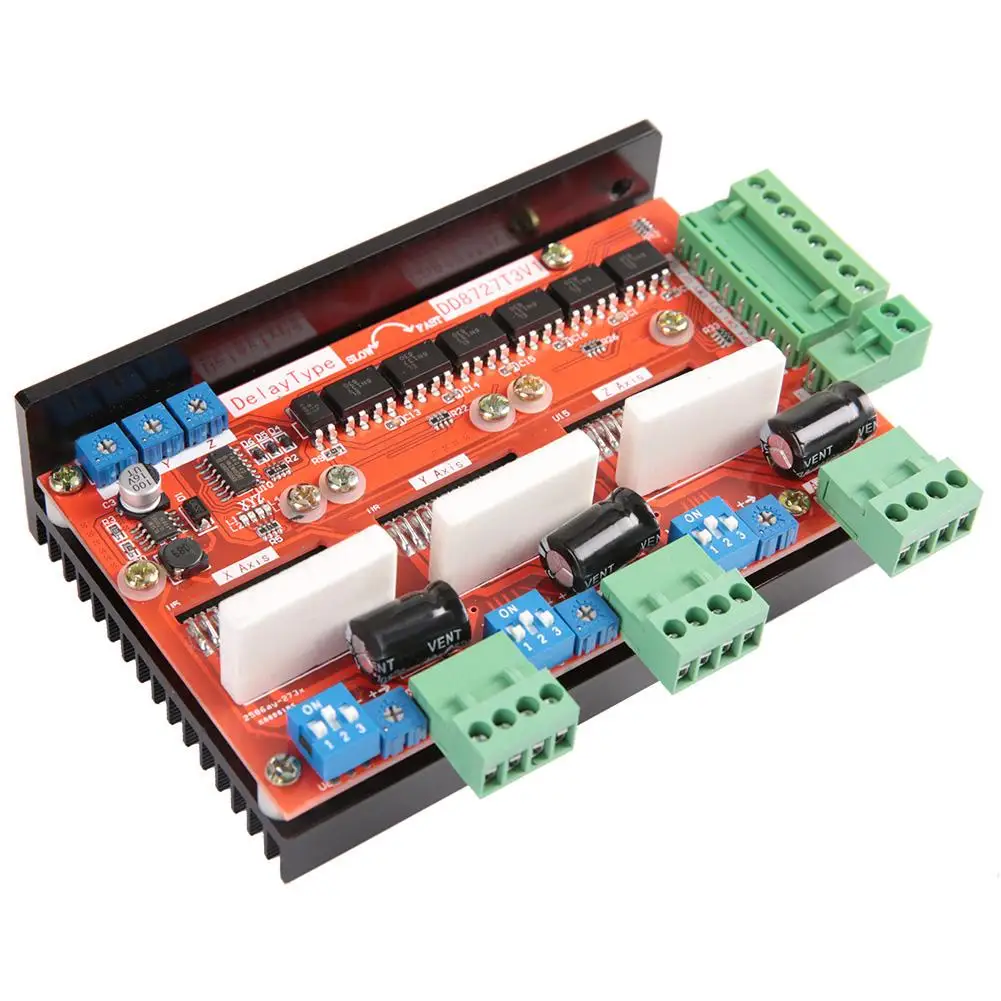 3 осевой 2 фазный контроллер шагового двигателя 4A 128 Microstep LV8727 DD8727T3V1 0 5 4A|Шаговый