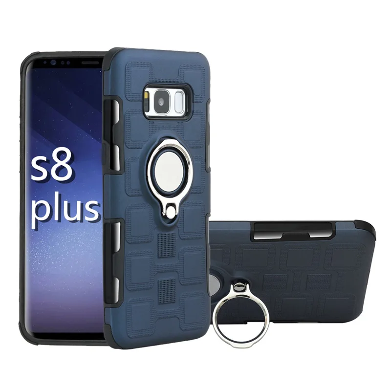 Роскошный чехол с магнитной подставкой для мобильного телефона Samsung Galaxy S8 S9 A8 Plus J4