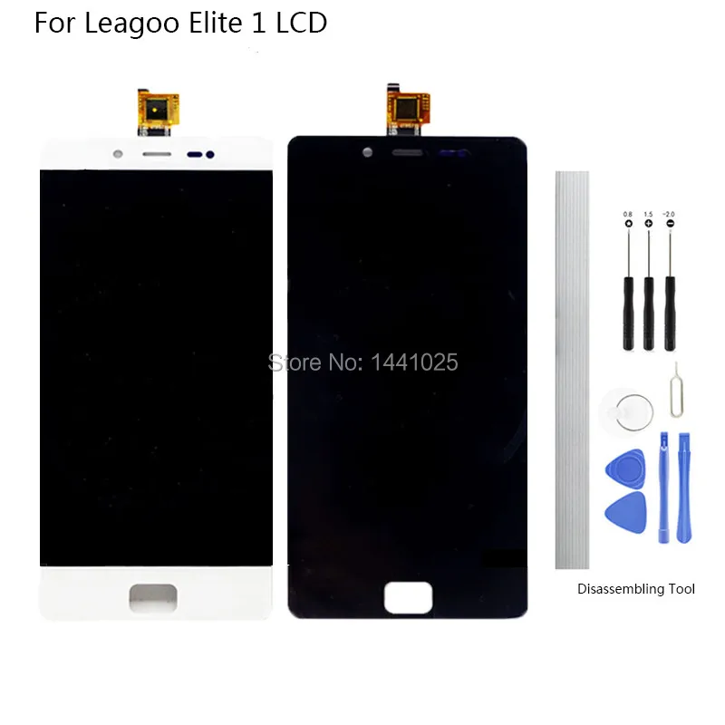 Сменный экран дисплея для Leagoo Elite 1 lcd сенсорный 5 0 дюймов черный белый lcd|Экраны