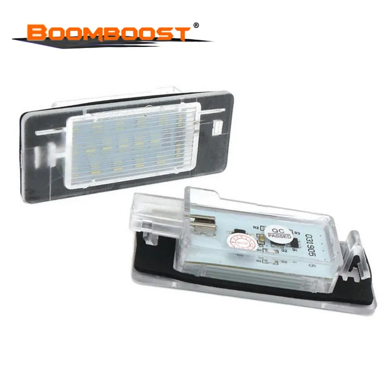 

Car Light Bulbs Number plate lamp Tail Light Assembly 2x 3528SMD Led License plate light Car light source