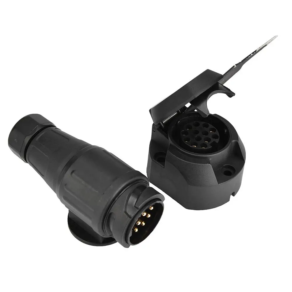 12V 13Pin прицеп штекер Адаптер гнездового соединителя кронштейн для прицепа