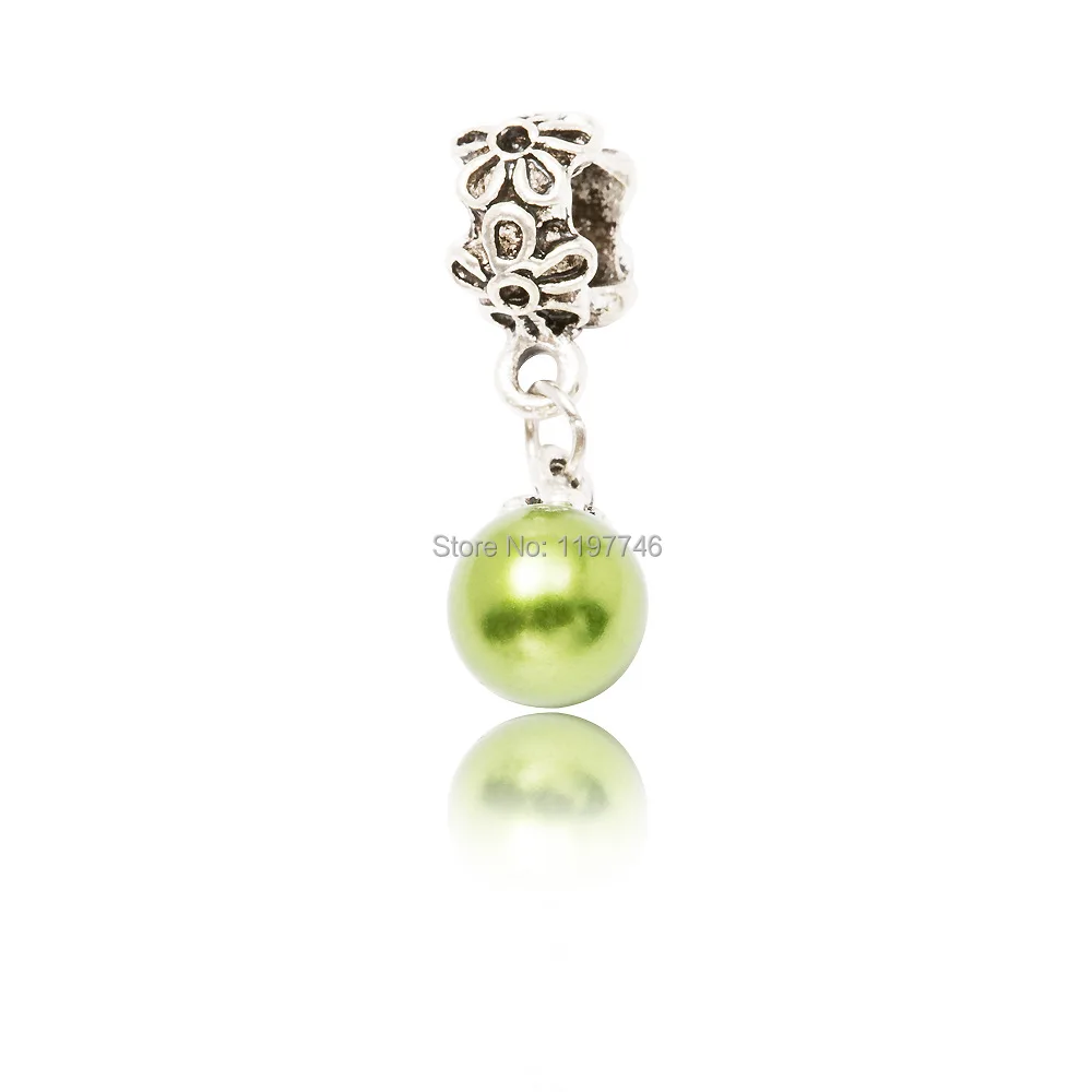 Подвеска из тибетских серебряных бусин с жемчугом ювелирные изделия сделай сам