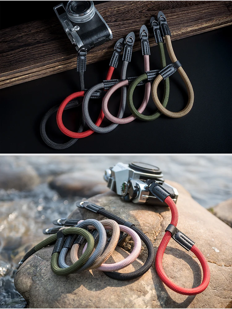 Ручная работа нейлоновый наручный ремешок для цифровой камеры плетеный браслет