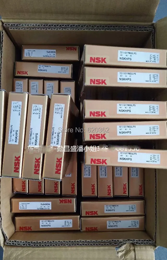 Японский радиально упорный подшипник NSK с ЧПУ 7018A5TYNSUMP4 комбинированный