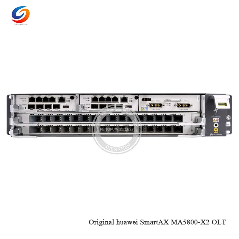 Лучшая цена новый оригинальный HW SmartAX MA5800 X2 10GE FTTH GPON OLT 40 Гбит/с емкость с 1 * MPSC + PISC DC