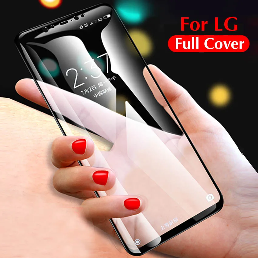 Защитное стекло для lg k10 2018 g7 v40 k4 k7 4g k8 v20 v30 q6 g6 закаленное пленка v 20 30|Защитные