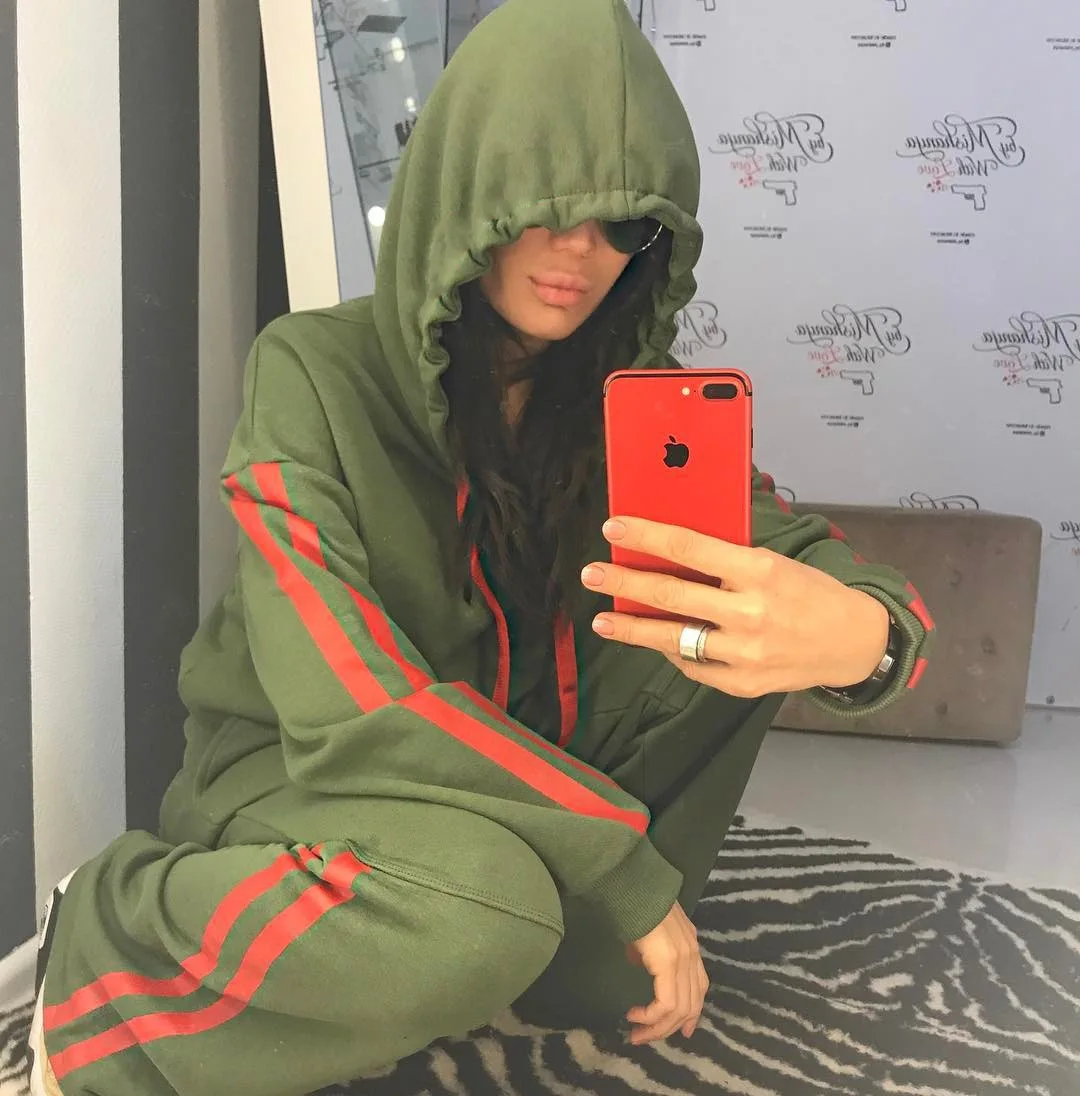 S XL Женский комплект с капюшоном спотивнный костюм женский бренты толстовка
