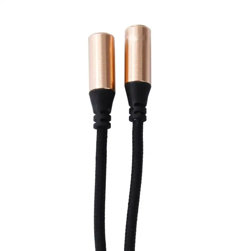 3.5mm 1 To 2 Dual Y Splitter Cable Adapter Earphone Headphone phone Cord Phone to connect with audio device | Электроника