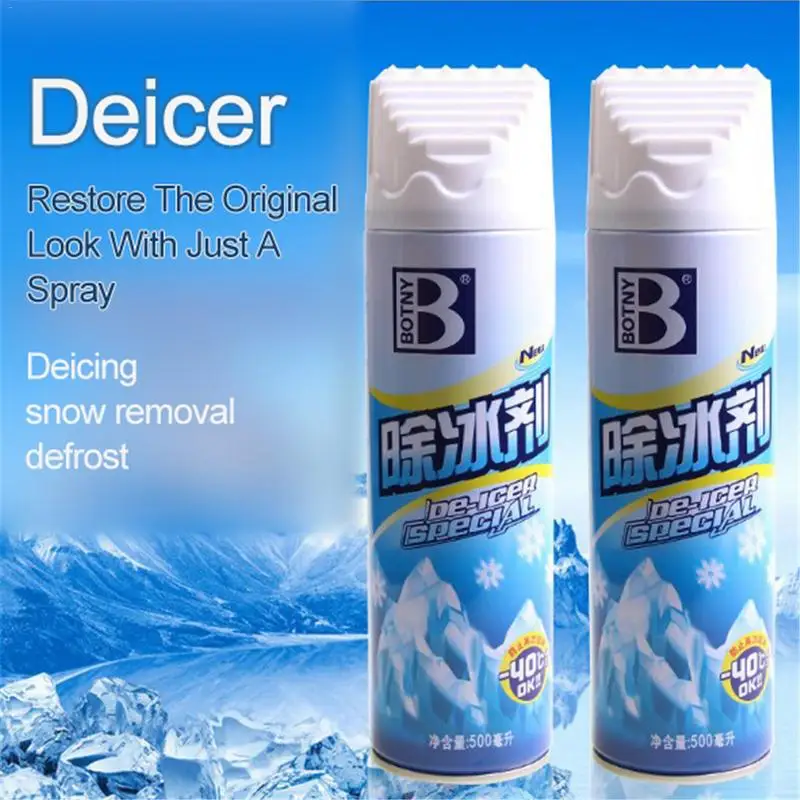 500 мл Deicer для транспортных средств размораживания таяния снега агент антифриза