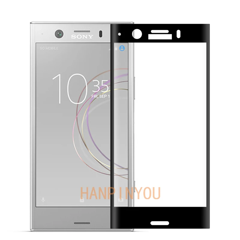 Твердость 9H для Sony Xperia XZ1 Compact G8441 3D полное покрытие тонкая закаленная изогнутая