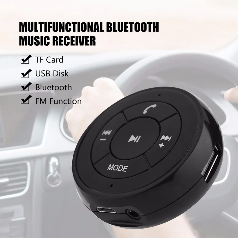 Автомобильный Bluetooth-приемник VAORLO 3 5 мм с поддержкой U-диска TF-карты | Электроника